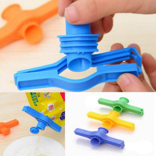 4 Pc Food Sealing Clip used in all kinds of places including household and official, especially for sealing packed food and stuff. - infinityexculsivestore.com