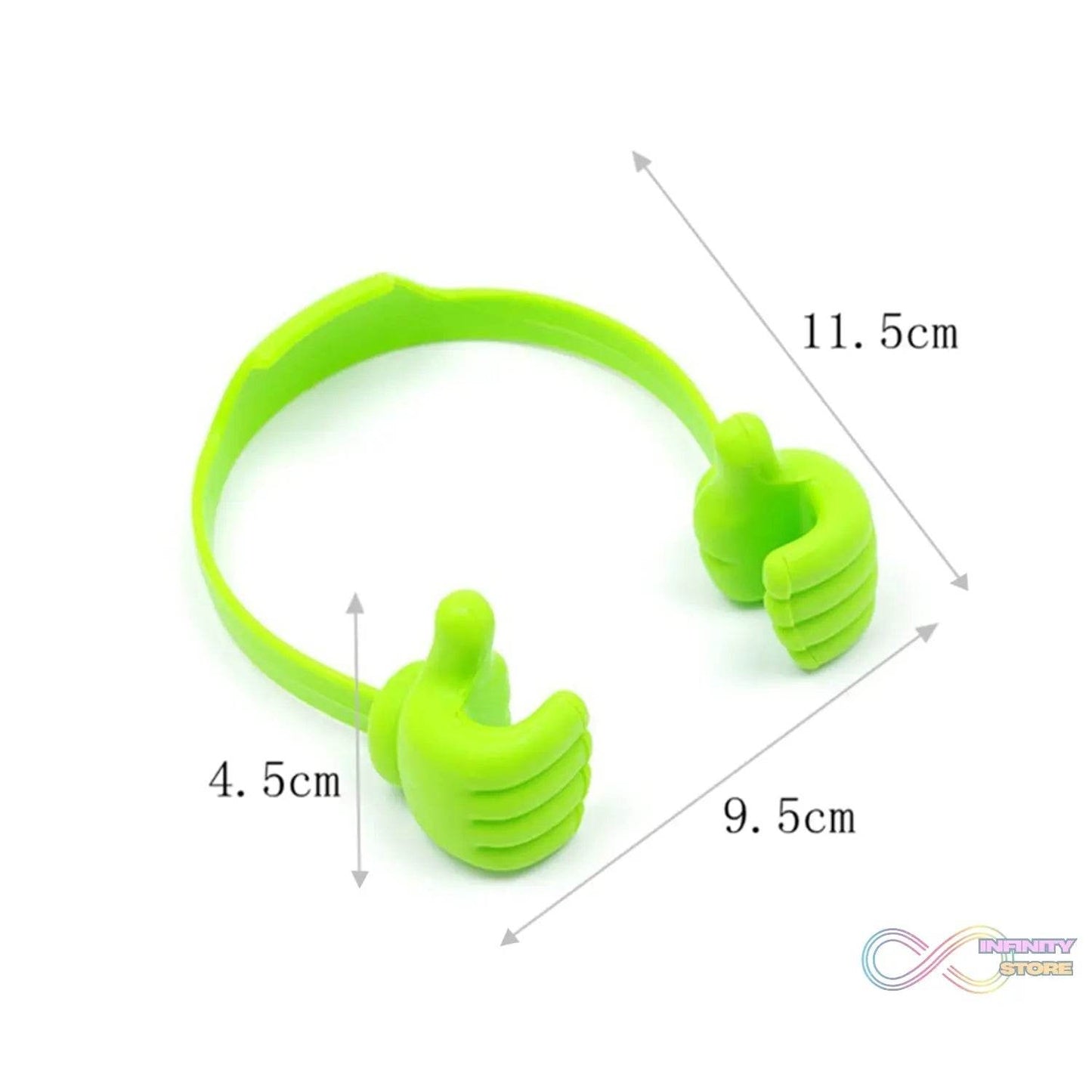 4 Pc Hand Shape Mobile Stand used in all kinds of places including household and offices as a mobile supporting stand. - infinityexculsivestore.com