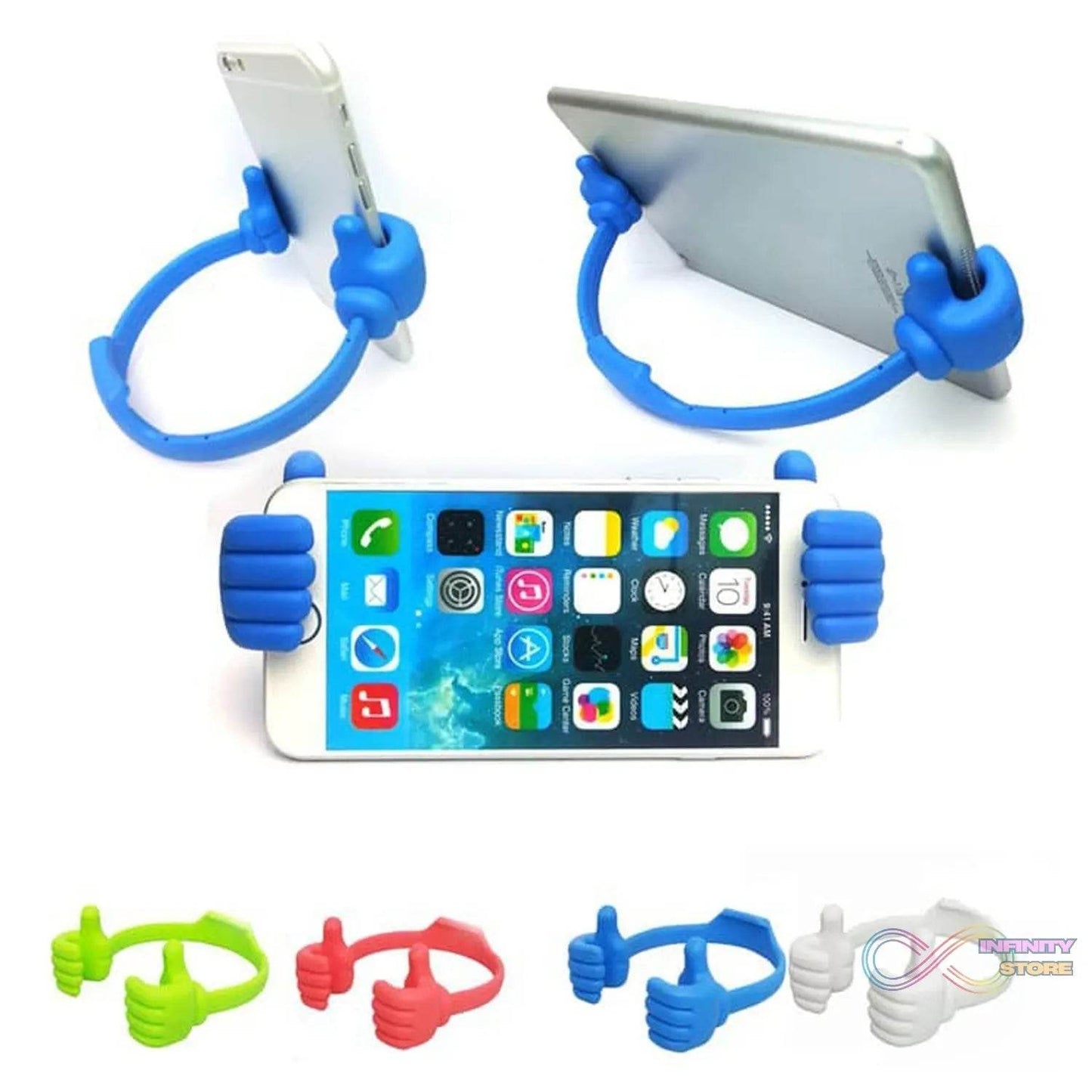 4 Pc Hand Shape Mobile Stand used in all kinds of places including household and offices as a mobile supporting stand. - infinityexculsivestore.com