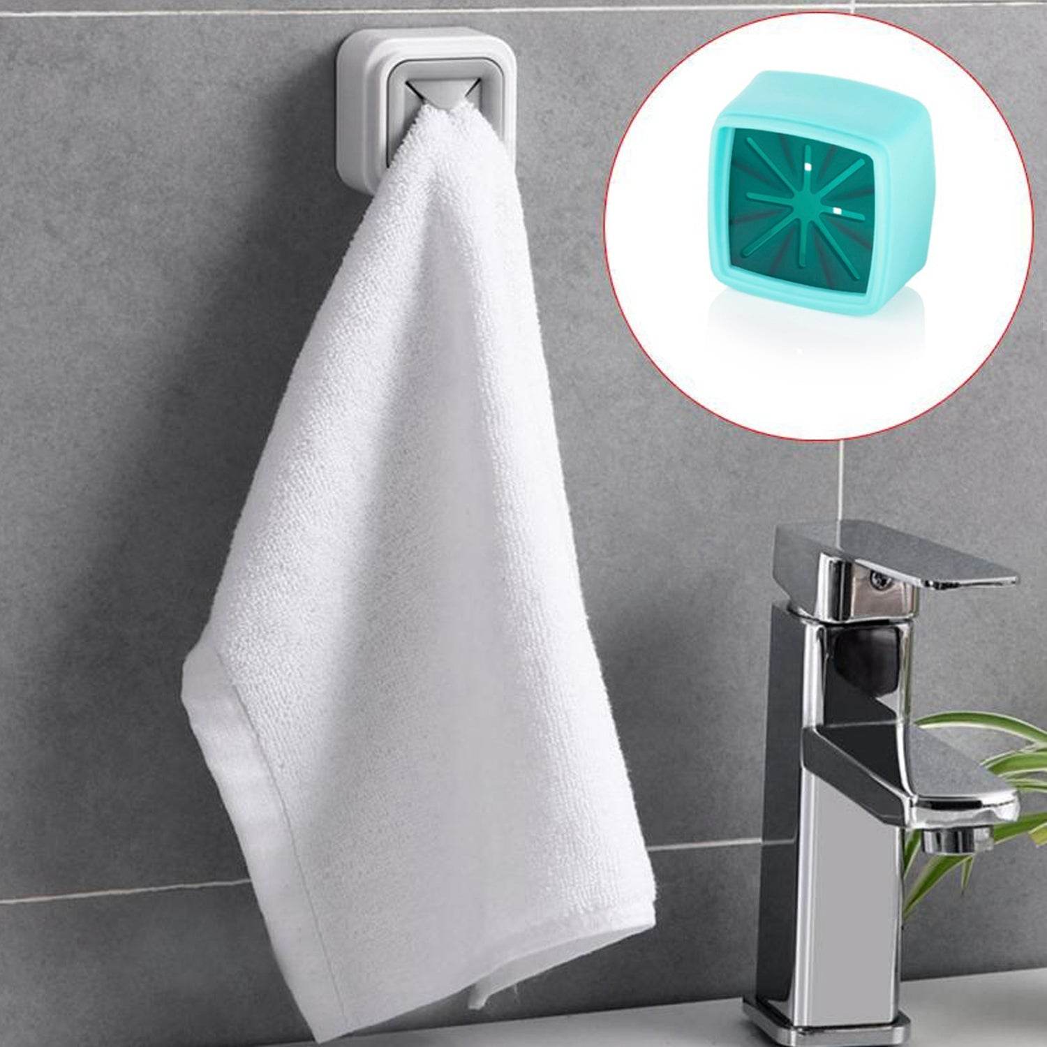 4 Pc Towel Holder mostly used in all kinds of bathroom purposes for hanging and placing towels for easy take-in and take-out purposes. - infinityexculsivestore.com