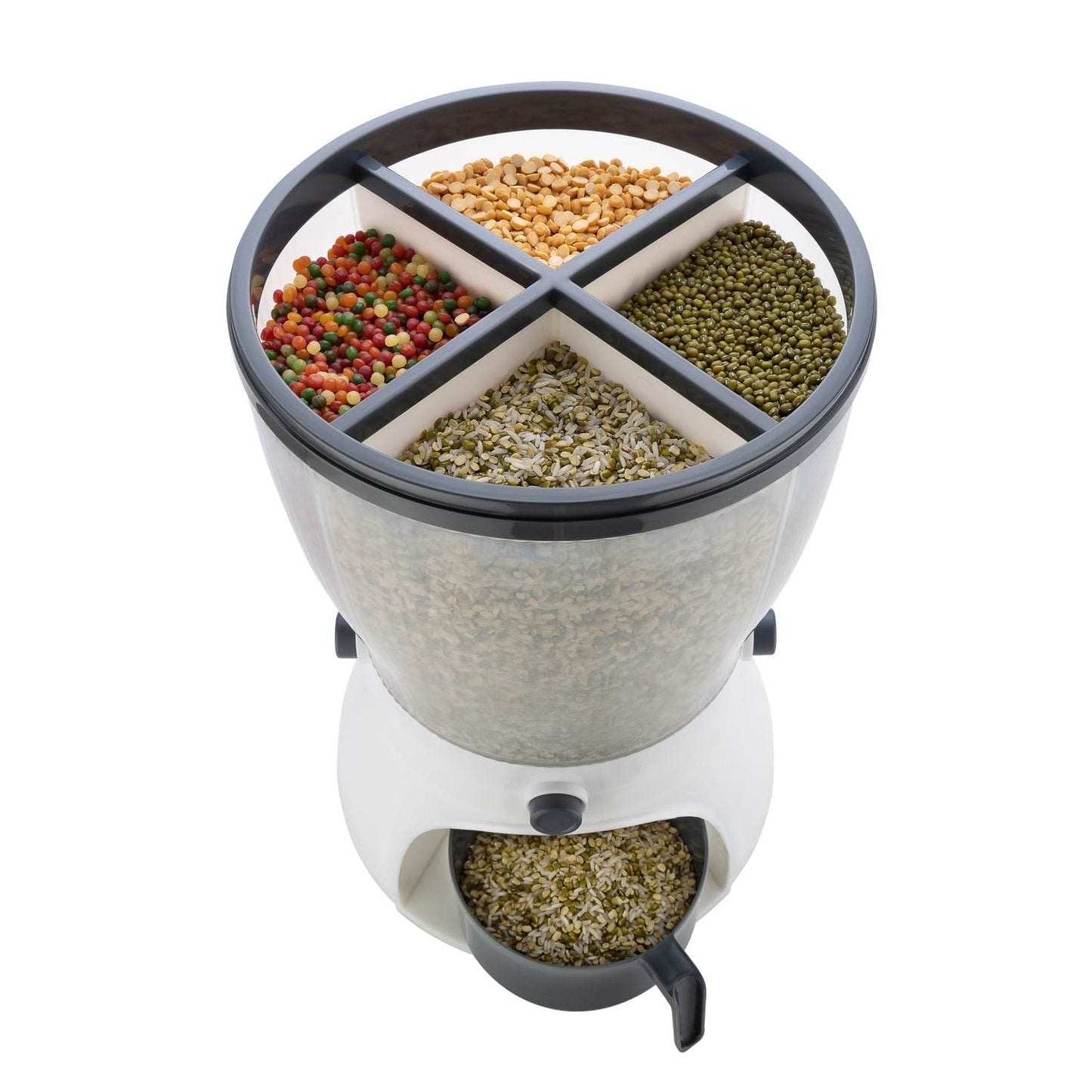 4 - in - 1 10L Rice & Grain Storage Dispenser - infinityexculsivestore.com