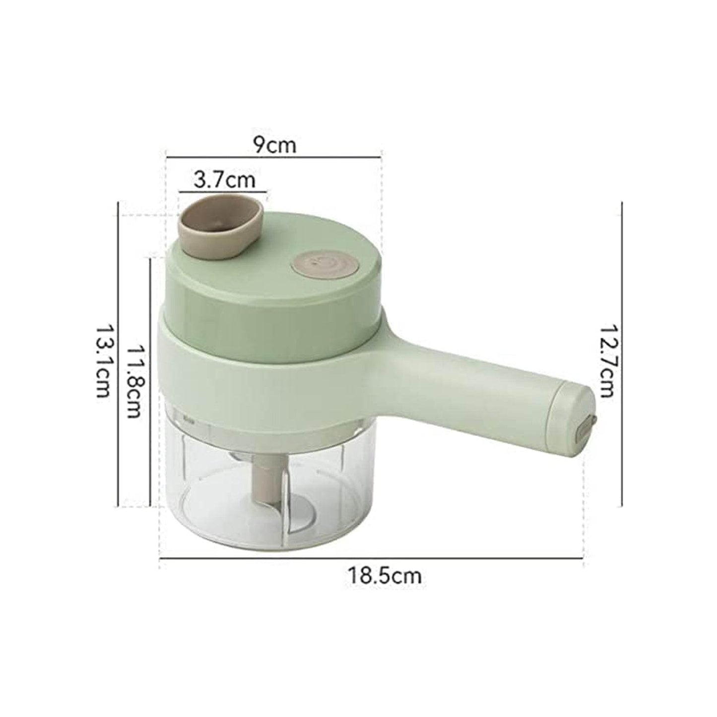 4 in 1 Electric Handheld Cooking Hammer Vegetable Cutter Set Electric Food Chopper Multifunction Vegetable Fruit Slicer - infinityexculsivestore.com
