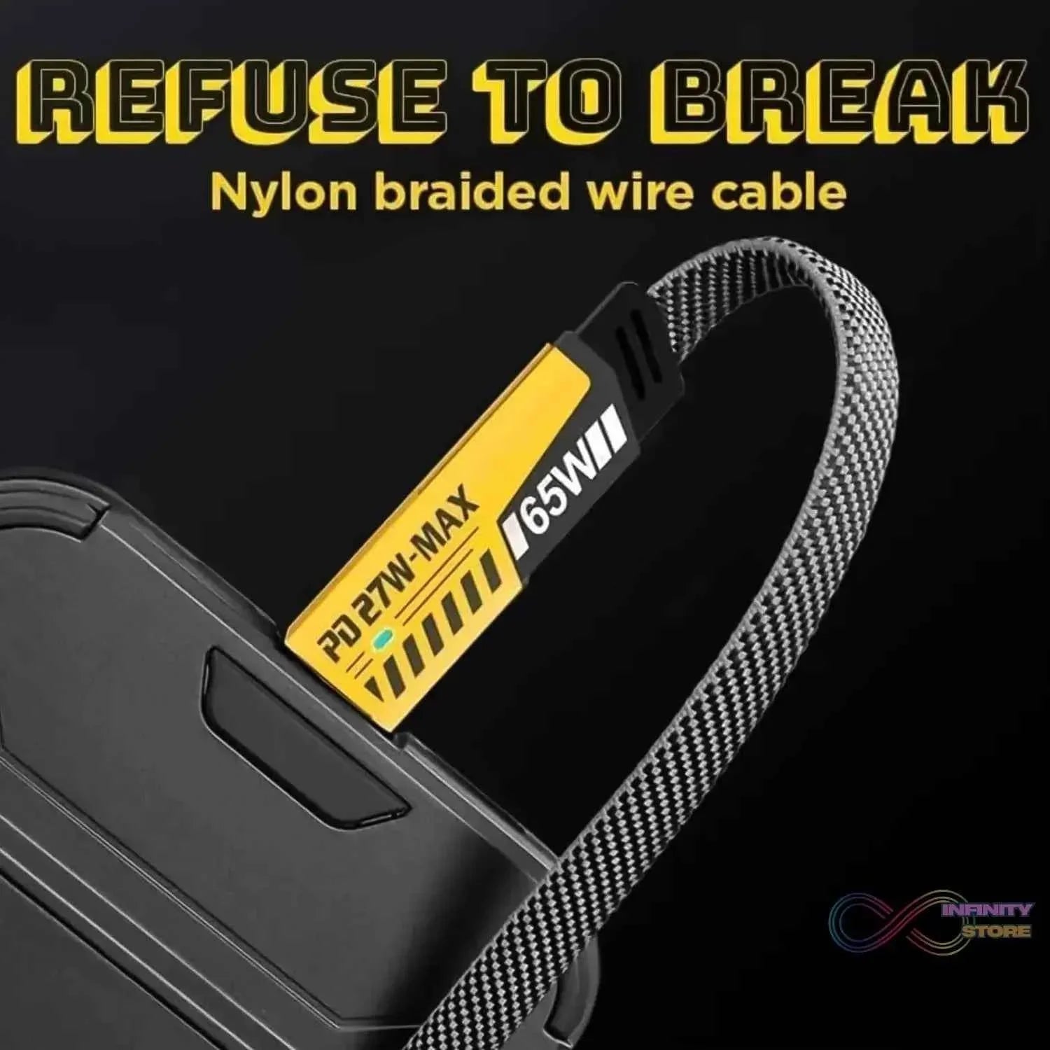 4 in 1 Fast Charging Cable (1 Pc / Loose) - infinityexculsivestore.com
