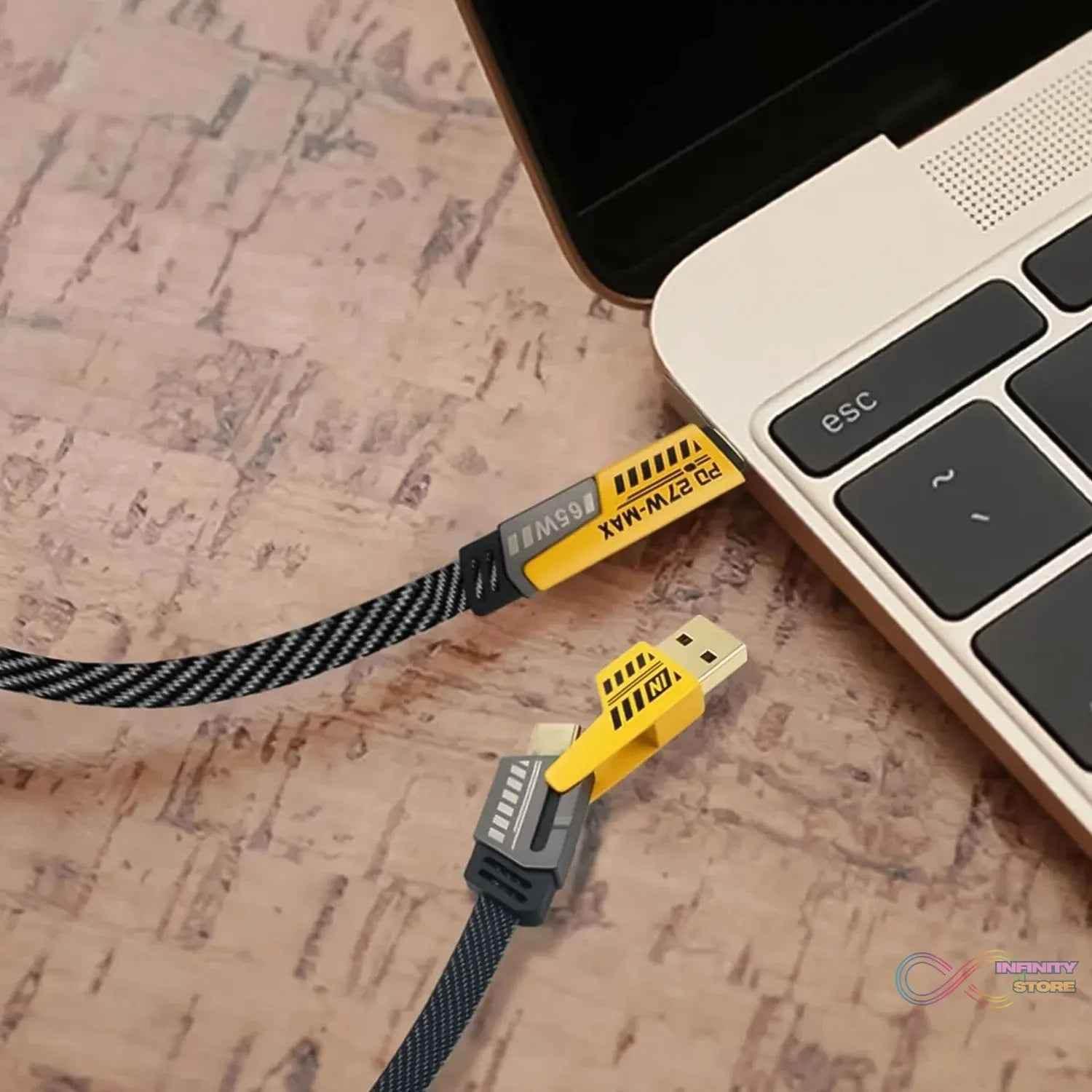 4 in 1 Fast Charging Cable (1 Pc / Loose) - infinityexculsivestore.com
