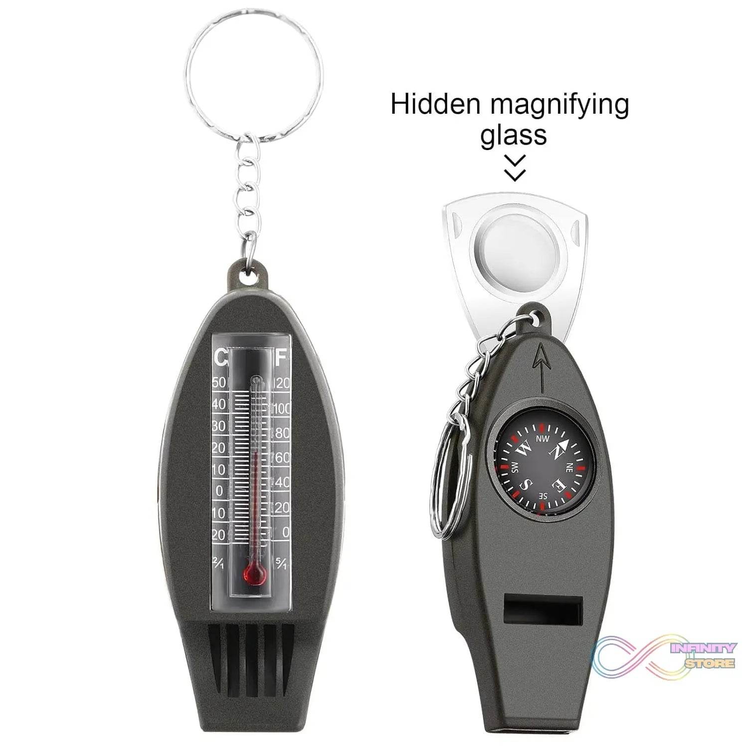 4 in 1 Multifunctional Emergency Survival Whistle (1 Pc) - infinityexculsivestore.com