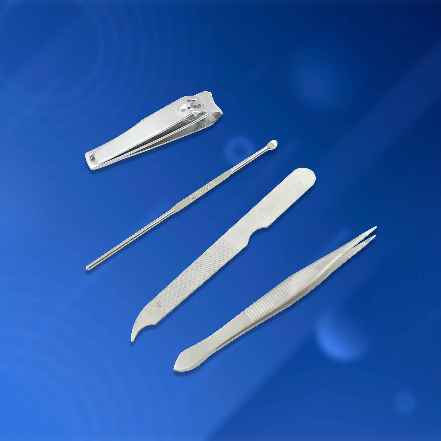 4-in-1 Nail Clipper Kit: Stainless Steel Tools, Manicure Set (Travel Case) - infinityexculsivestore.com