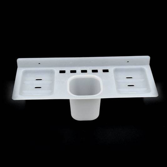4 in 1 Plastic Soap Dish and plastic soap dish tray used in bathroom and kitchen purposes. - infinityexculsivestore.com