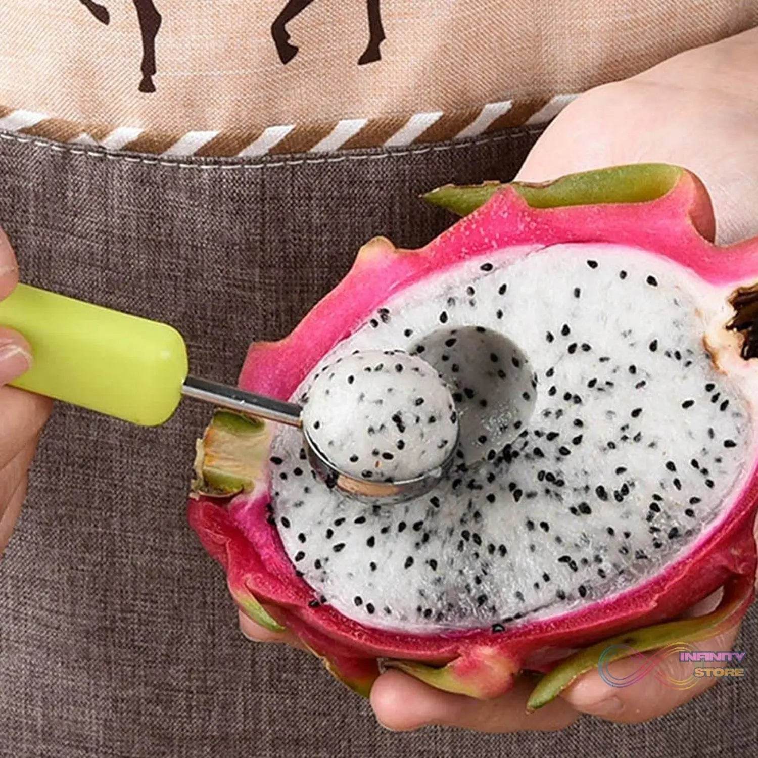 4-in-1 Stainless Steel Fruit Baller & Scooper - infinityexculsivestore.com