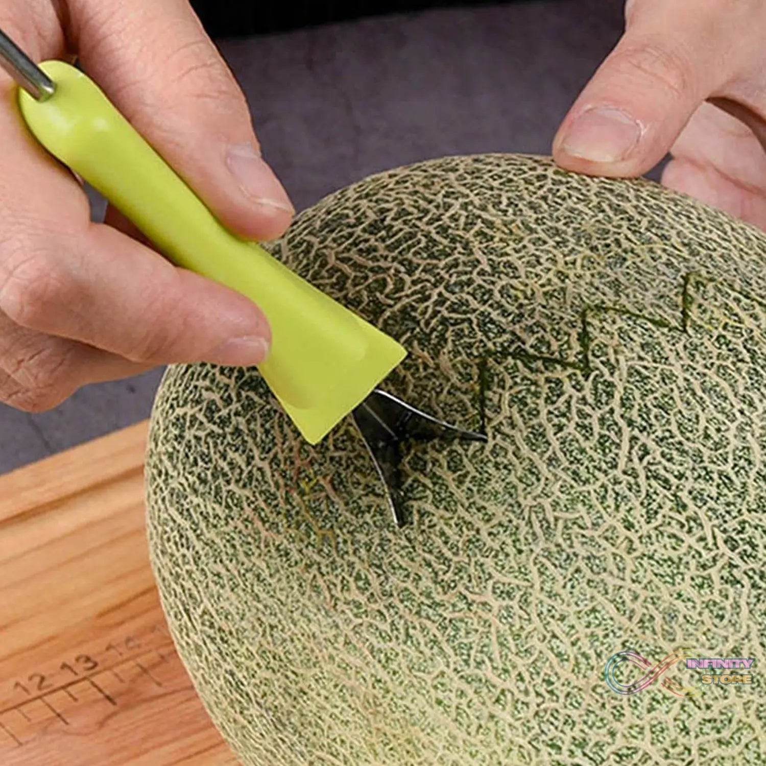 4-in-1 Stainless Steel Fruit Baller & Scooper - infinityexculsivestore.com
