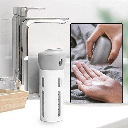 4 in 1 Travel Dispenser Bottle Set Travel Refillable Cosmetic Containers Set - infinityexculsivestore.com