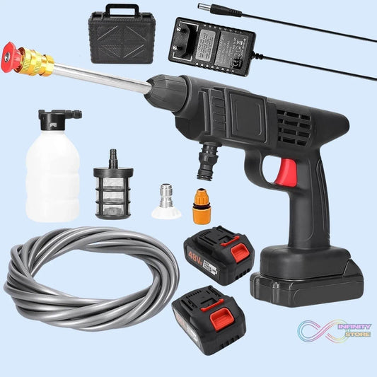 48V Double Battery Car & Washer Gun With 12.6v Charger - infinityexculsivestore.com