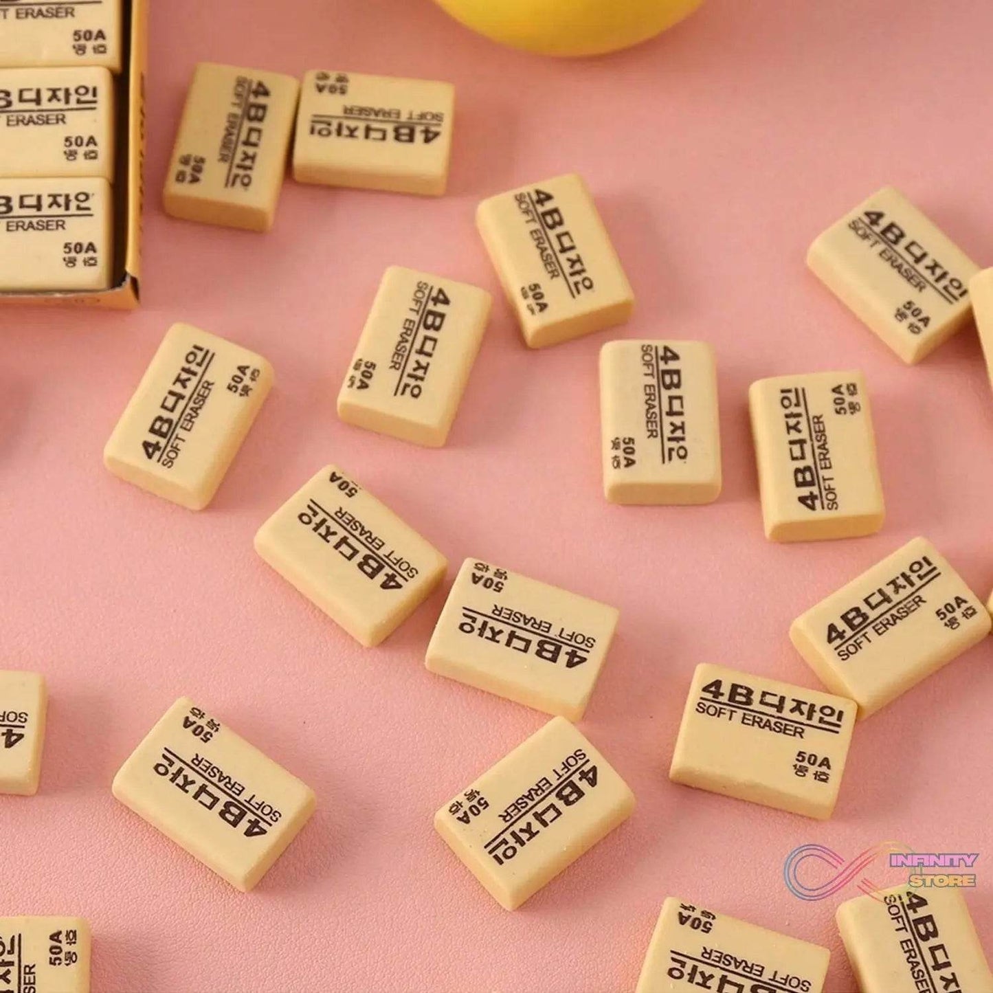 4B Erasers 30 Pack Erasers Yellow Erasers for Kids - infinityexculsivestore.com