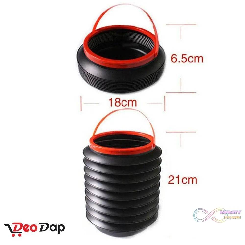 4L Foldable Car Trash Can Storage Organiser - infinityexculsivestore.com