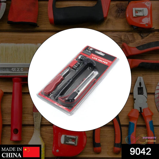4PC HELPER TOOL SET USED WHILE DOING PLUMBING AND ELECTRICIAN REPAIRMENT IN ALL KINDS OF PLACES LIKE HOUSEHOLD AND OFFICIAL DEPARTMENTS ETC. - infinityexculsivestore.com