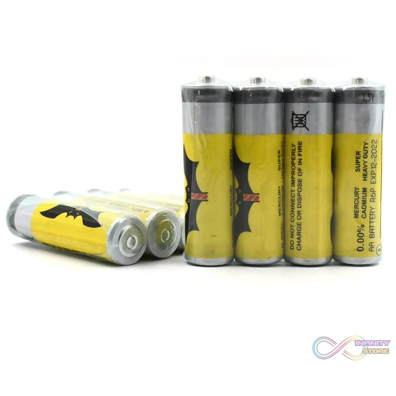 4Pc AA Battery and power cells used in technical devices such as T.V remote, torch etc for their functioning. - infinityexculsivestore.com