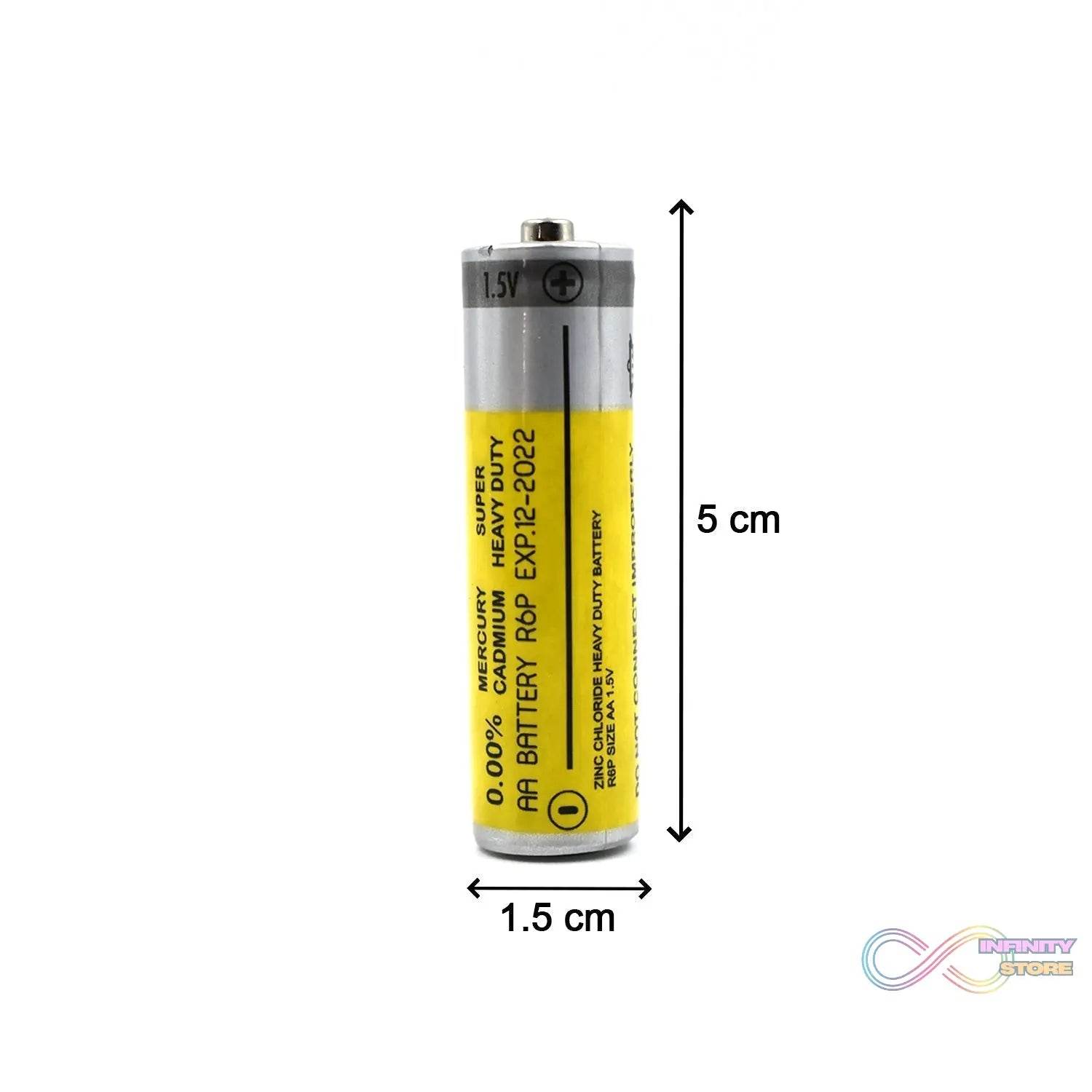 4Pc AA Battery and power cells used in technical devices such as T.V remote, torch etc for their functioning. - infinityexculsivestore.com