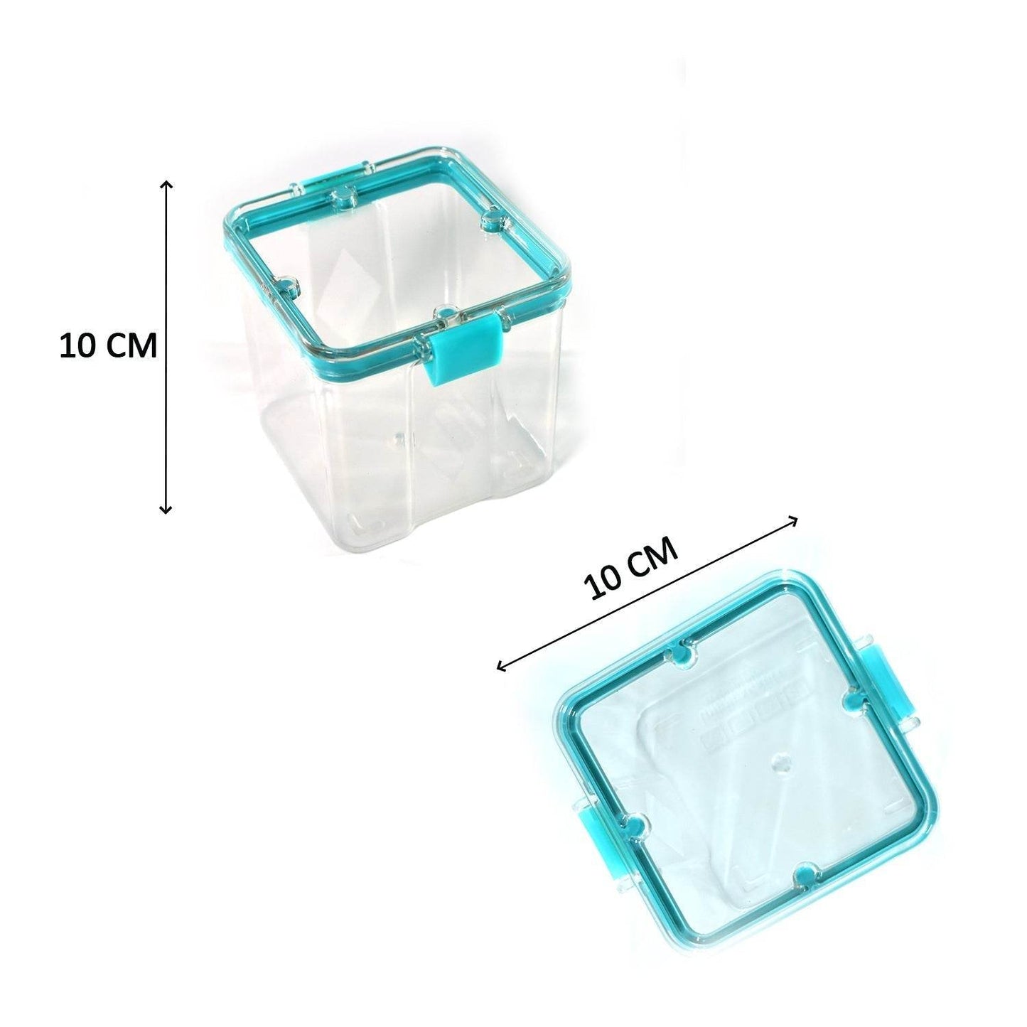 4Pc Square Container 700Ml Used For Storing Types Of Food Stuffs And Items. - infinityexculsivestore.com