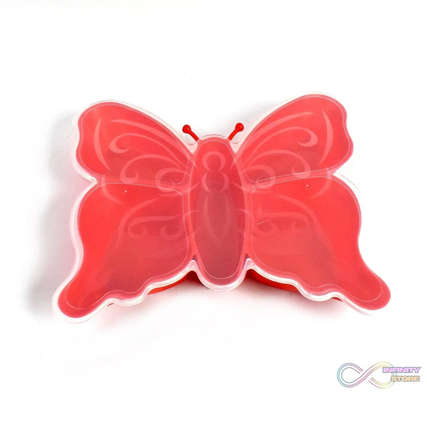 5 Compartment Multipurpose Butterfly Plastic Tray (1 Pc) - infinityexculsivestore.com