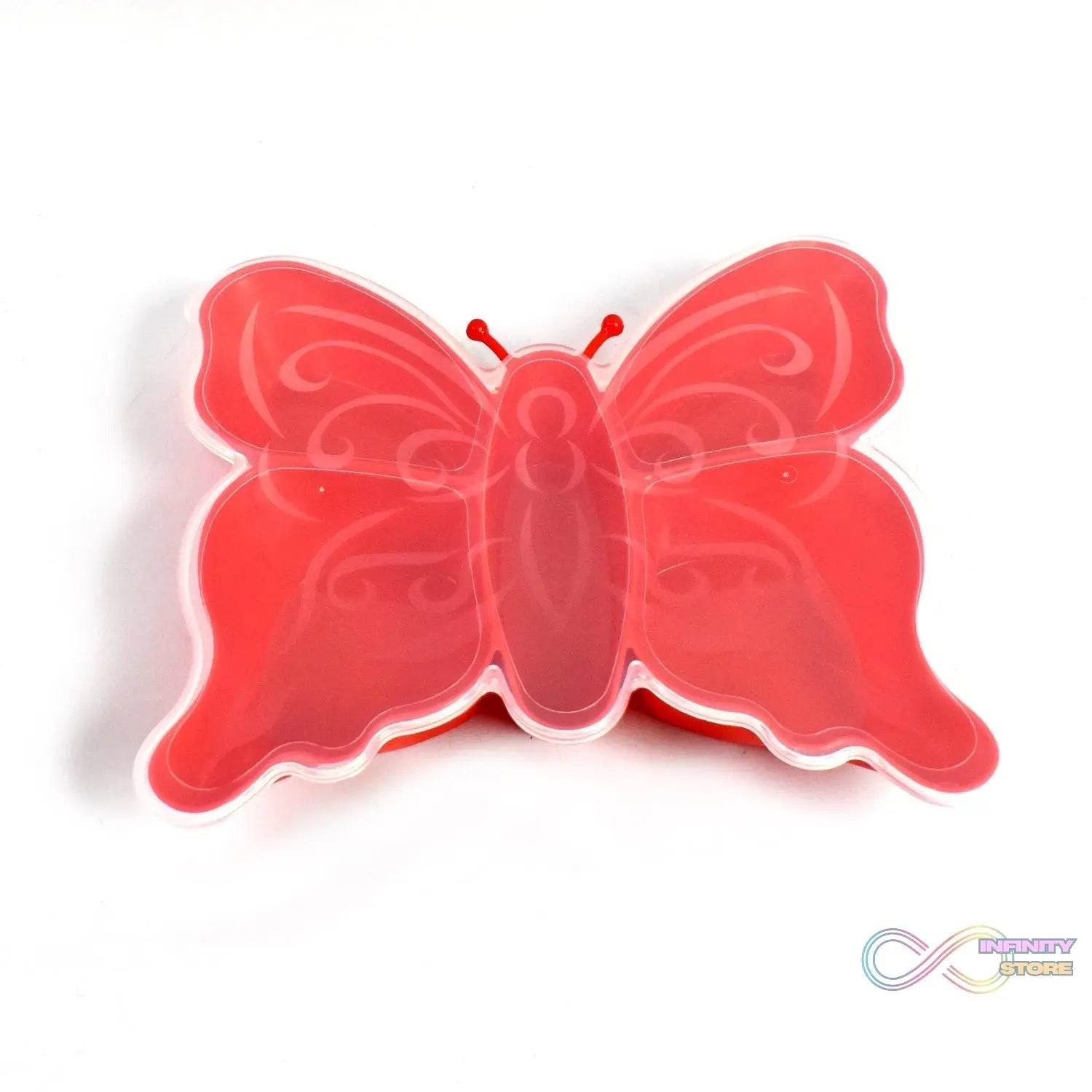 5 Compartment Multipurpose Butterfly Plastic Tray (1 Pc) - infinityexculsivestore.com