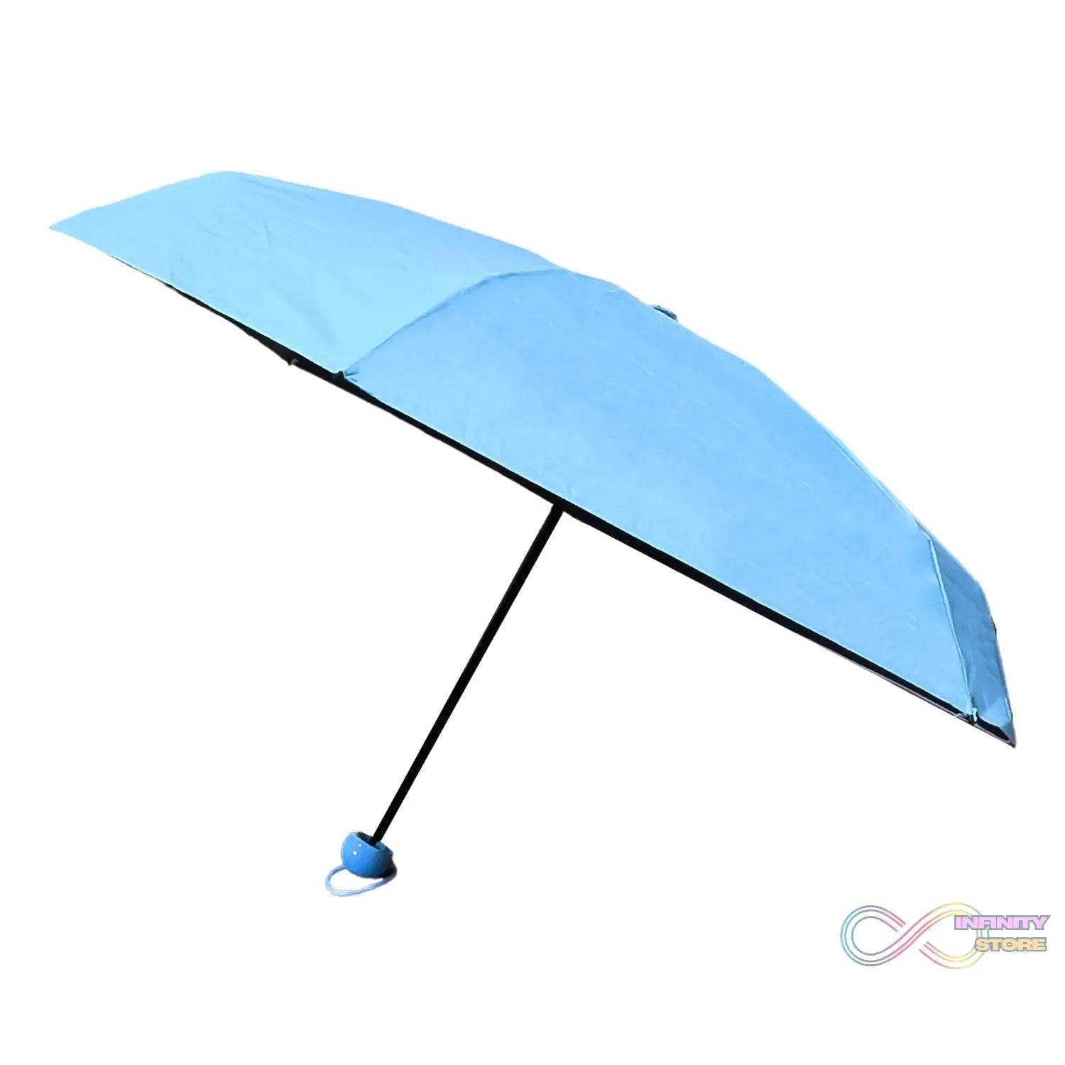 5 Fold Manual Open Umbrella With Capsule Case (1 Pc) - infinityexculsivestore.com