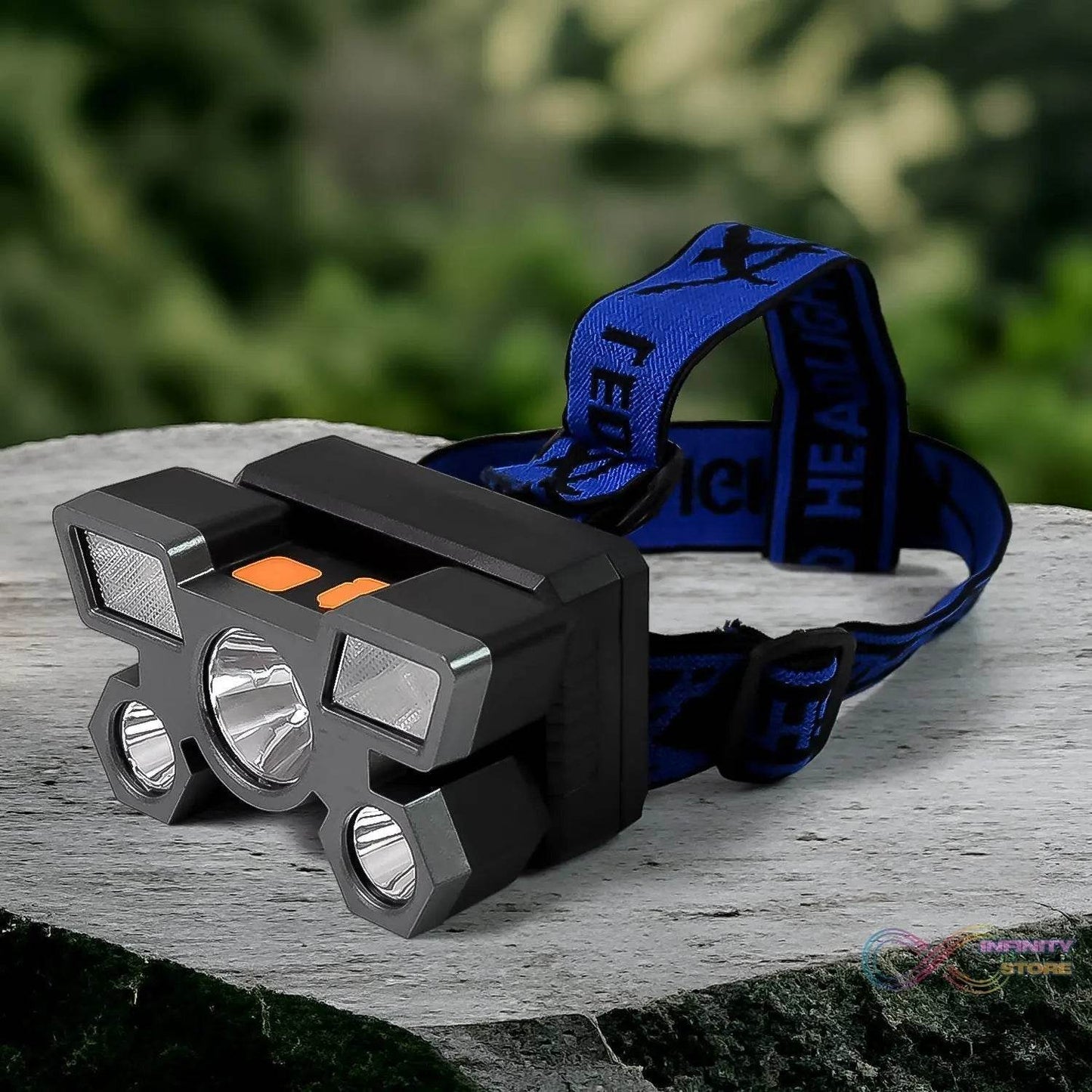 5 LED Headlamp USB Rechargeable Head Light (1 Pc) - infinityexculsivestore.com