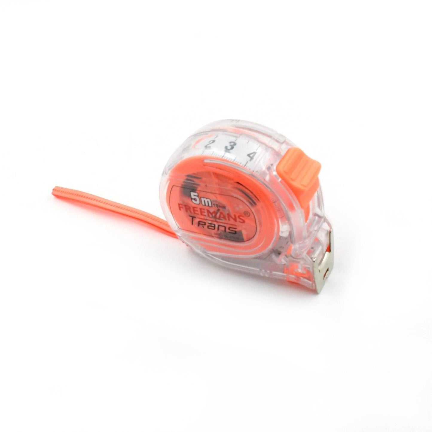 5 Meter Measuring Tape with Press Release Locking System, Measuring Tape with Transparent Gripper for Engineering/Hight/Decoration Measurement - infinityexculsivestore.com