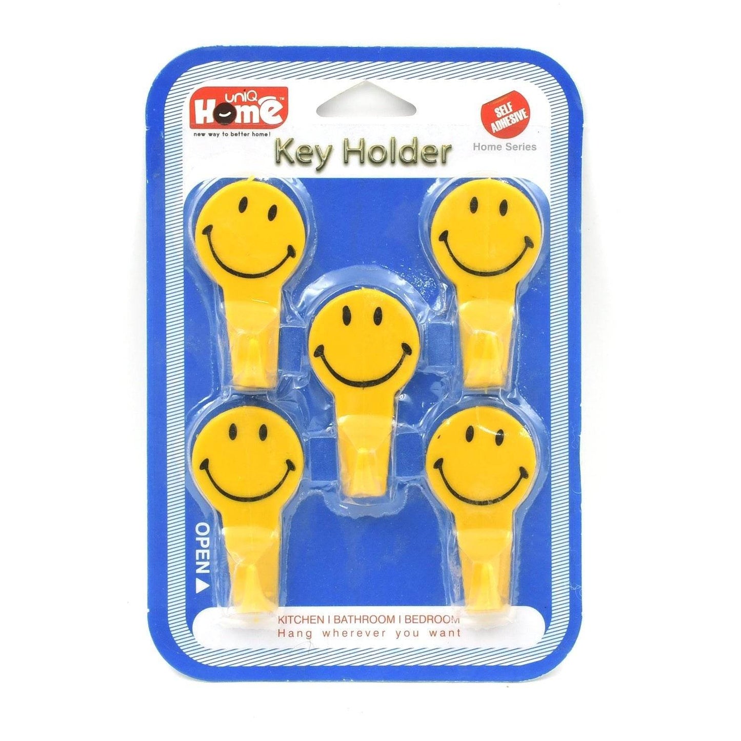 5 PC ADHESIVE HOOK FOR HOLDING STUFFS,KEY AND OTHER ITEMS - infinityexculsivestore.com