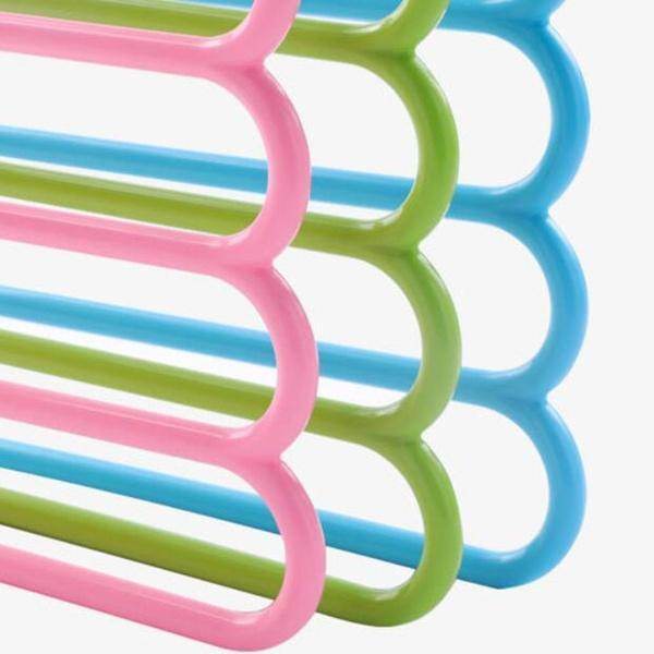 5 in 1 Multipurpose Plastic Hanger, Assorted (5-Layer) - infinityexculsivestore.com