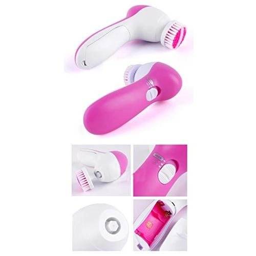 5-in-1 Smoothing Body & Facial Massager (Pink) - infinityexculsivestore.com