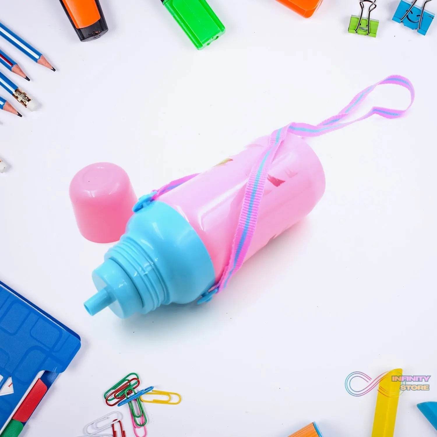 500ml Insulated Sports Water Bottle with Dori & Straw: Leakproof, BPA-Free, Kids - infinityexculsivestore.com