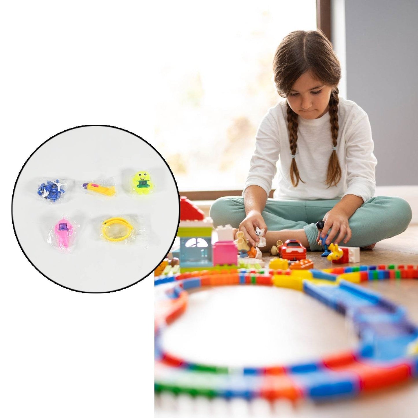 5Pc Toy Combo Kids Best Gift Set Combo Attractive & Unique Toy Combo 5Pc Colorful Toy Combo With Potli Bag - infinityexculsivestore.com