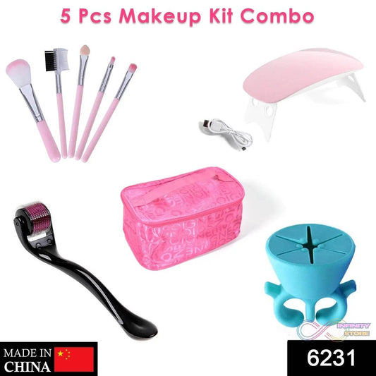 5pc Makeup tools kit for girls and women - infinityexculsivestore.com