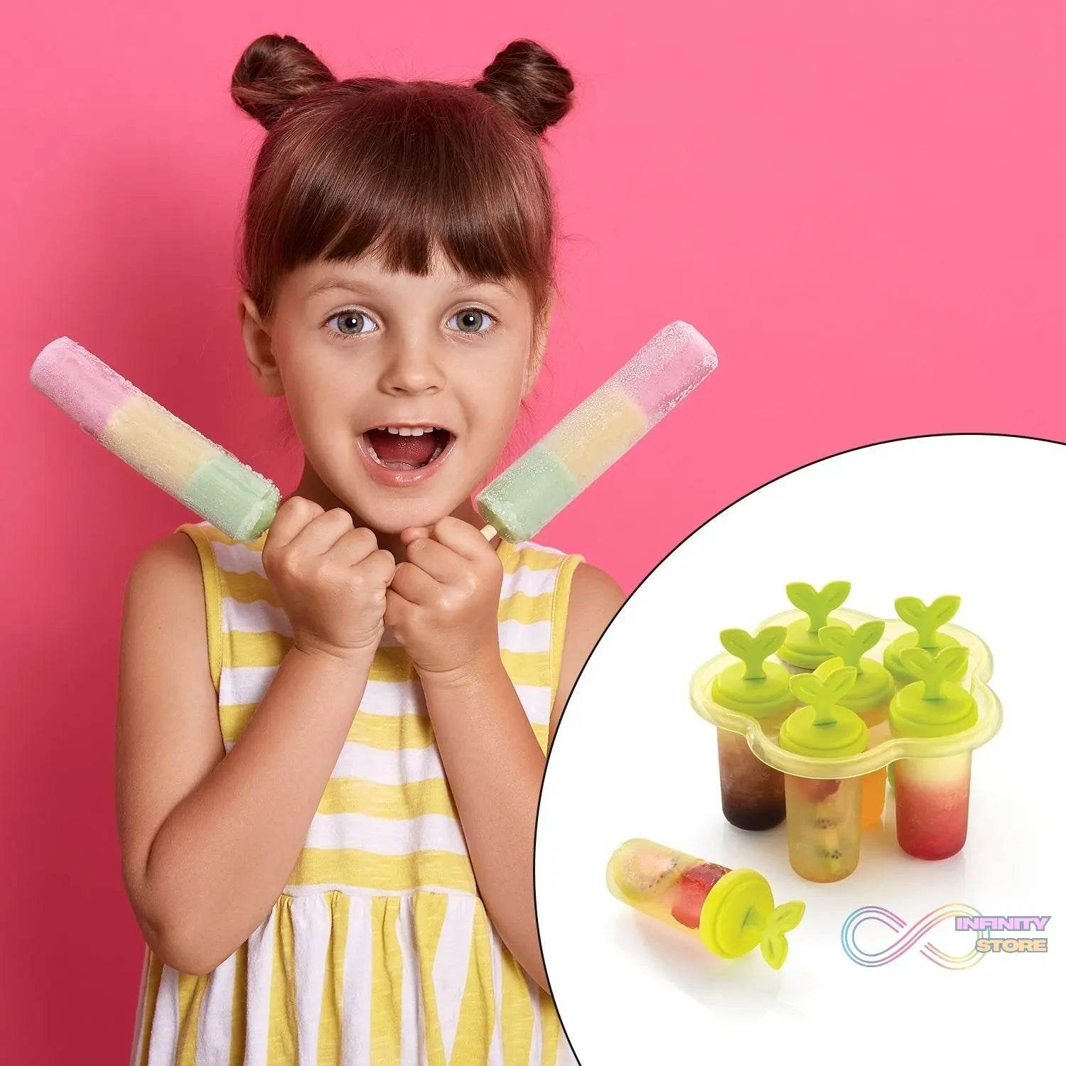 6 Cavity Ice Candy Maker For Making Ice Candies And All Easily. - infinityexculsivestore.com