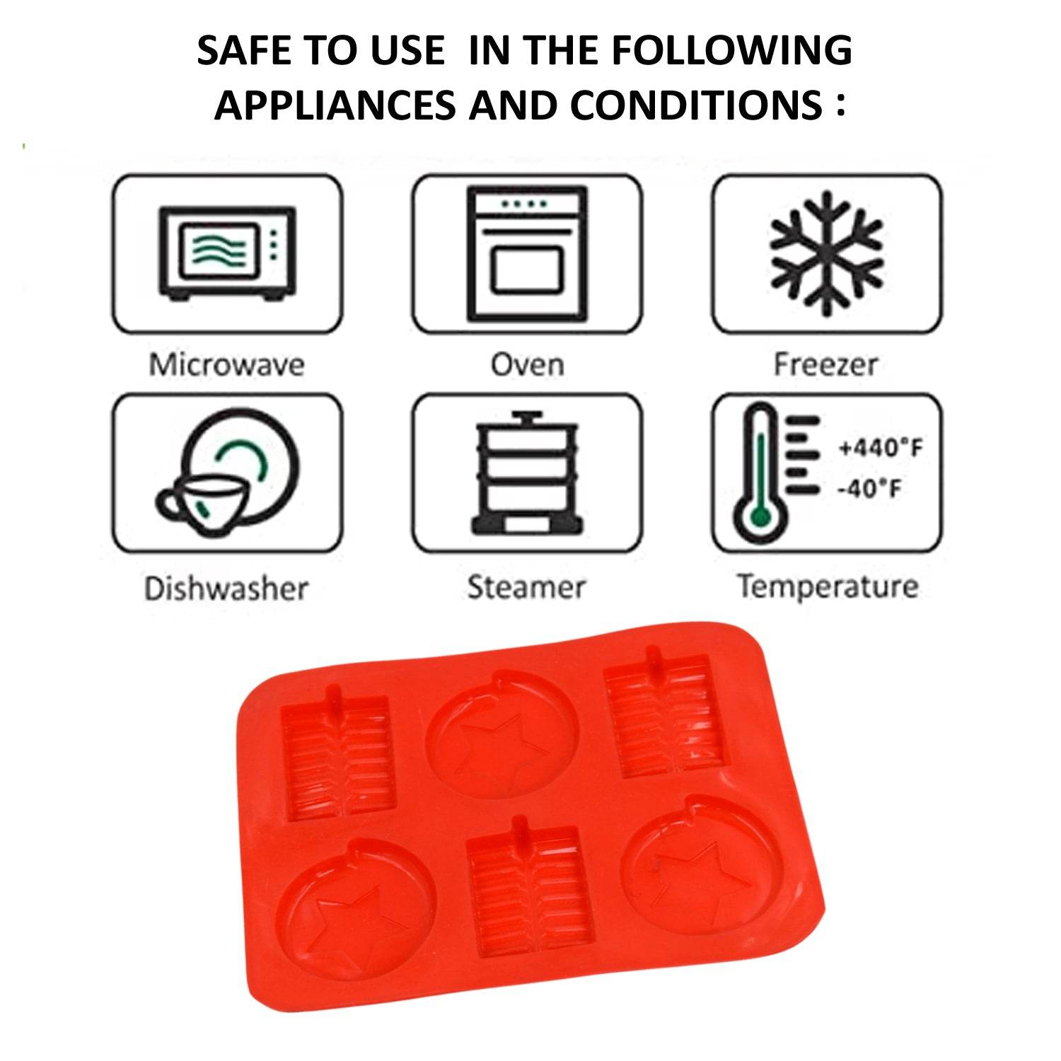 6 Cavity Silicone Mold Tray: Perfect for Chocolates, Cakes & More! - infinityexculsivestore.com