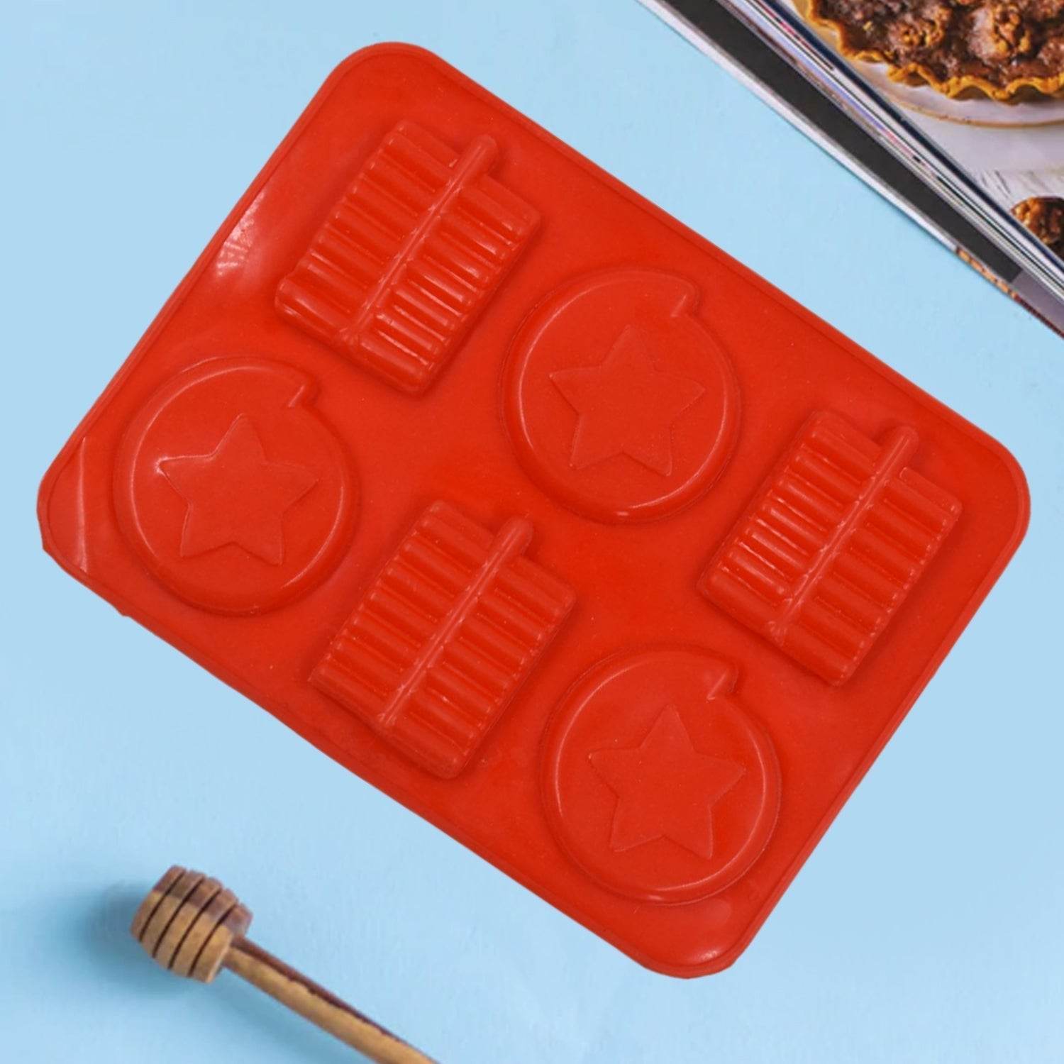 6 Cavity Silicone Mold Tray: Perfect for Chocolates, Cakes & More! - infinityexculsivestore.com