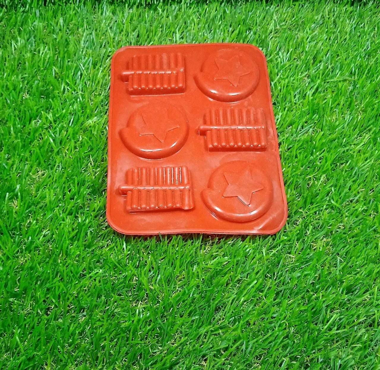 6 Cavity Silicone Mold Tray: Perfect for Chocolates, Cakes & More! - infinityexculsivestore.com