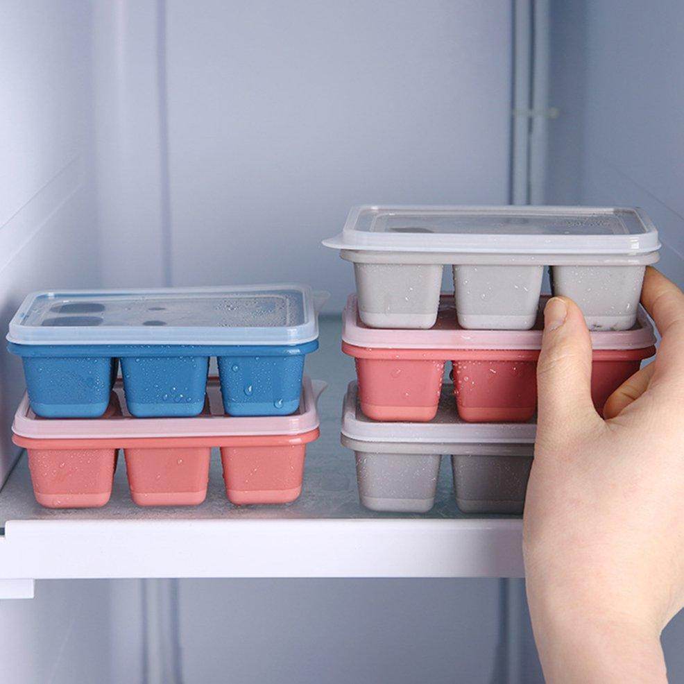 6 Grid Silicone Ice Tray Used In All Kinds Of Places Like Household Kitchens For Making Ice From Water And Various Things And All With Color Box (1 Pc) - infinityexculsivestore.com