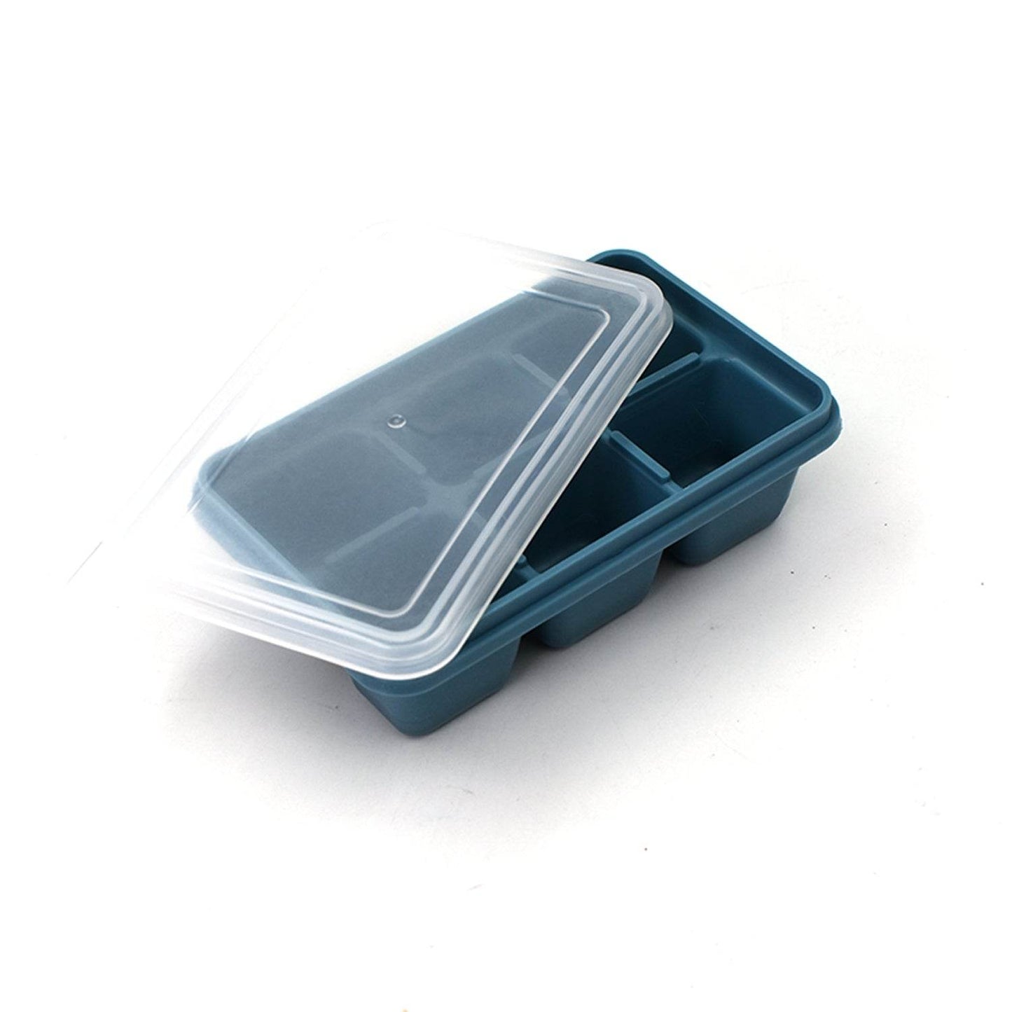 6 Grid Silicone Ice Tray Used In All Kinds Of Places Like Household Kitchens For Making Ice From Water And Various Things And All With Color Box (1 Pc) - infinityexculsivestore.com