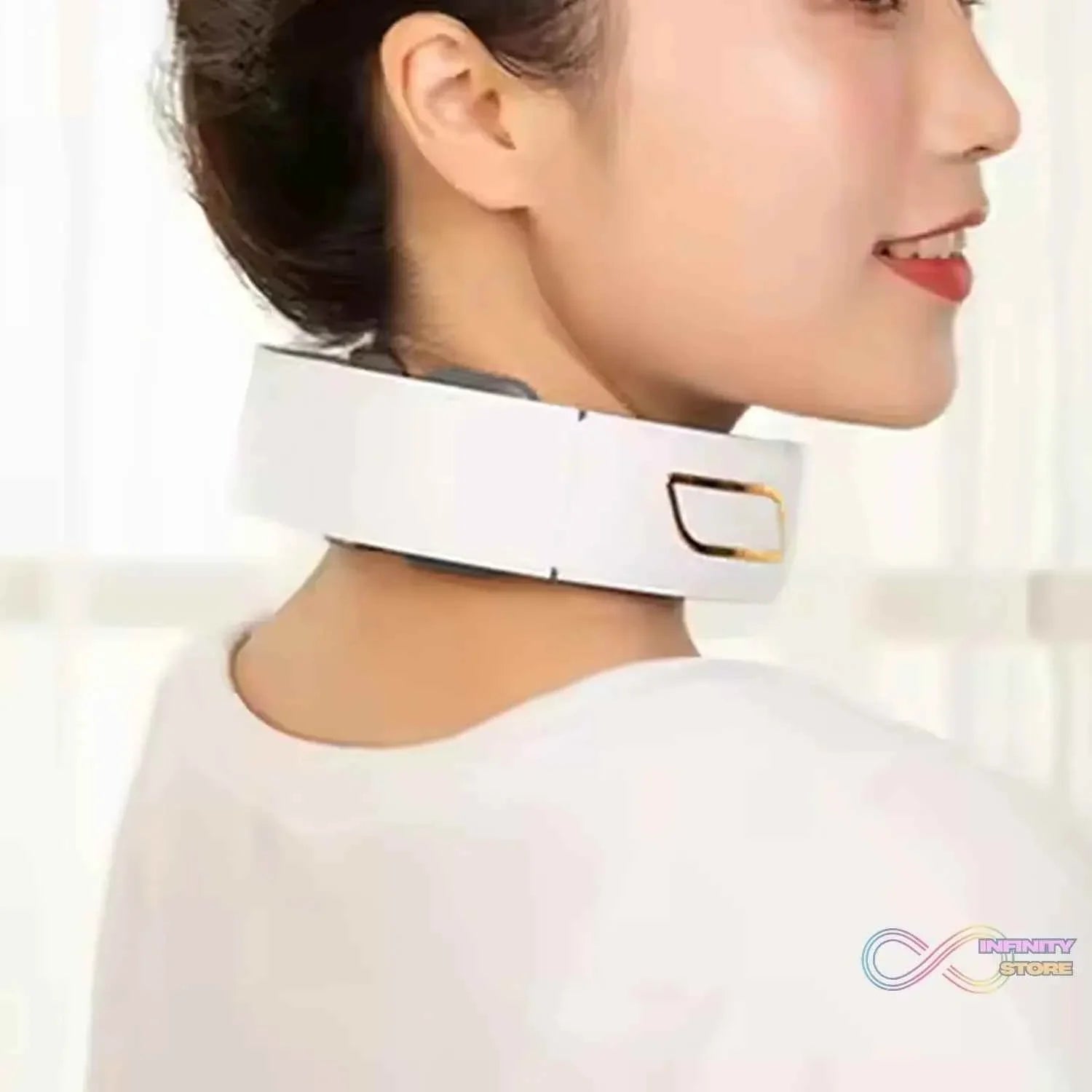 6 Heads Smart Electric Neck and Back Pulse Massager Wireless (1 Pc) - infinityexculsivestore.com