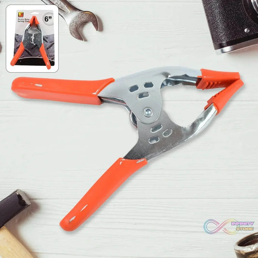 6 Inch Spring Clamps, Heavy Duty Spring Metal Spring Clamps (1 Pc) - infinityexculsivestore.com
