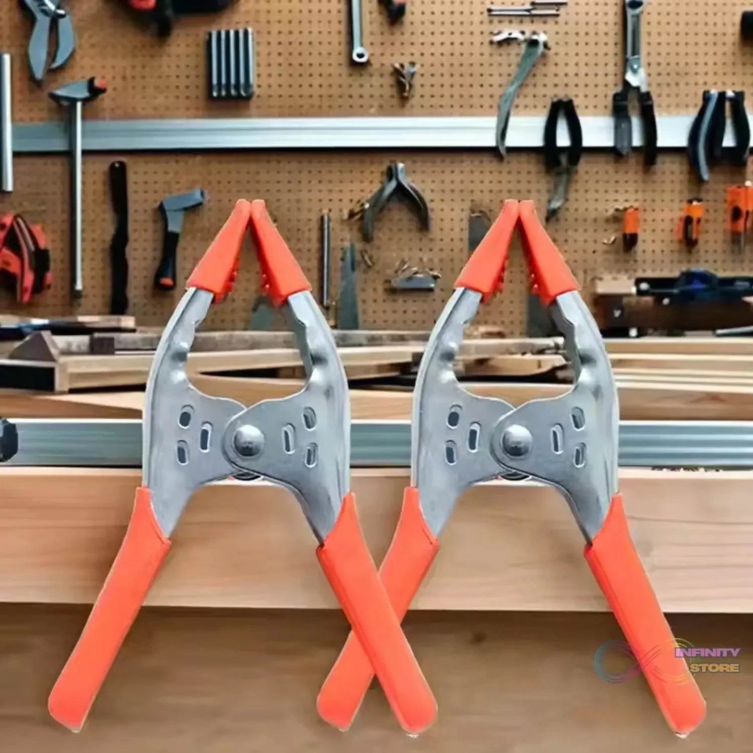 6 Inch Spring Clamps, Heavy Duty Spring Metal Spring Clamps (1 Pc) - infinityexculsivestore.com