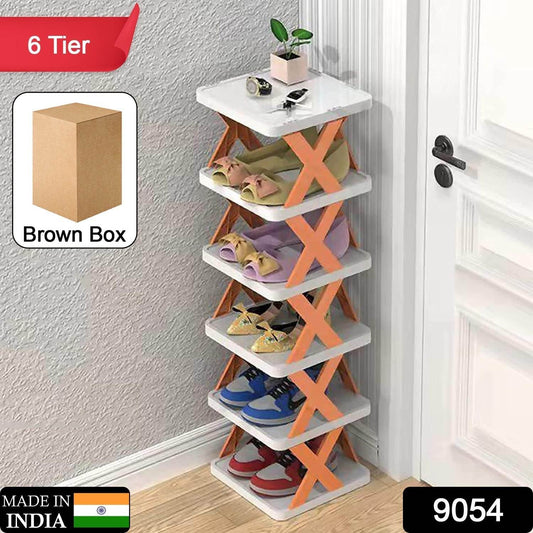 6 Layer Foldable Shoe Rack, Portable Storage Organizer for Home & Office - infinityexculsivestore.com