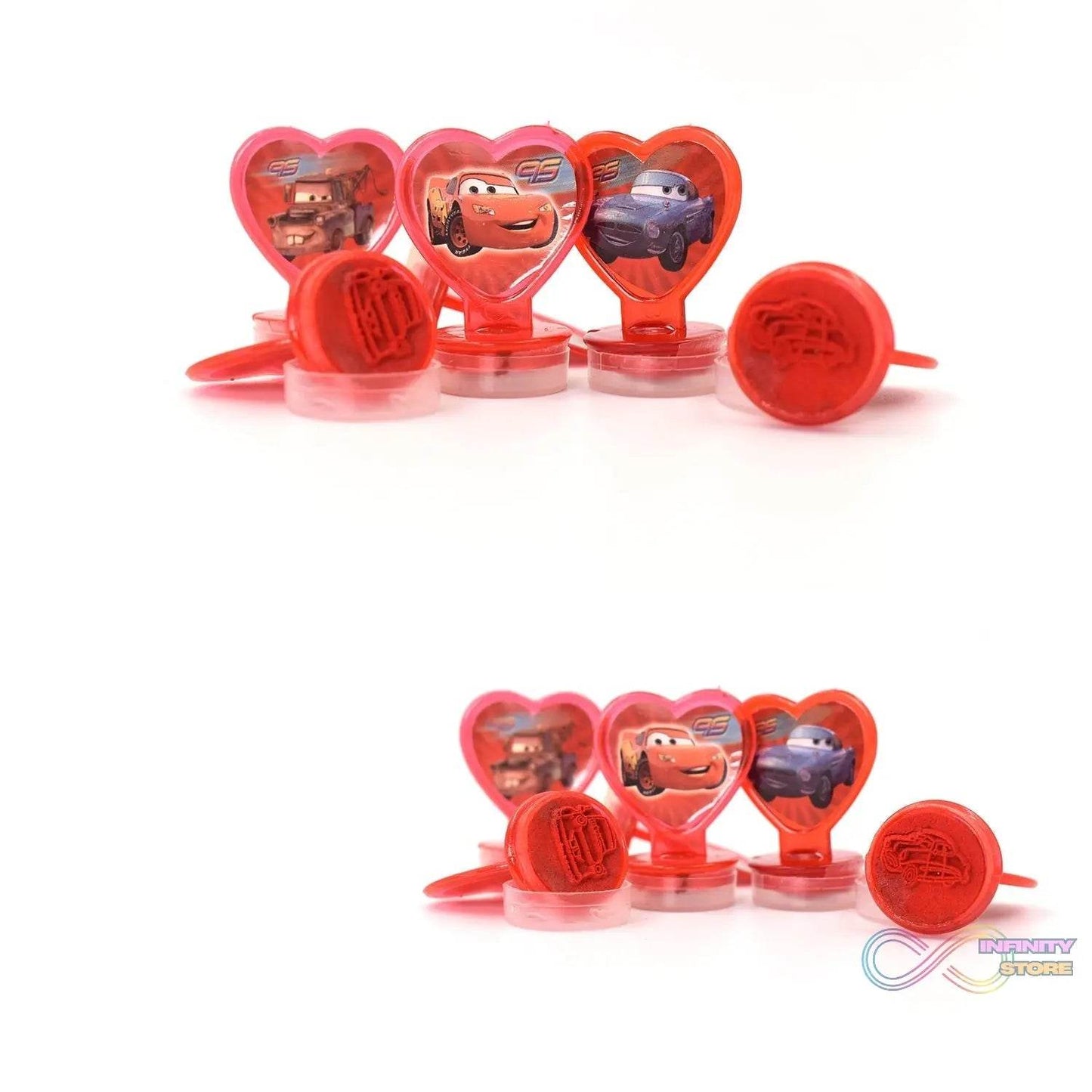 6 Pc Car Stamp Set used in all types of household places by kids and children’s for playing purposes. - infinityexculsivestore.com