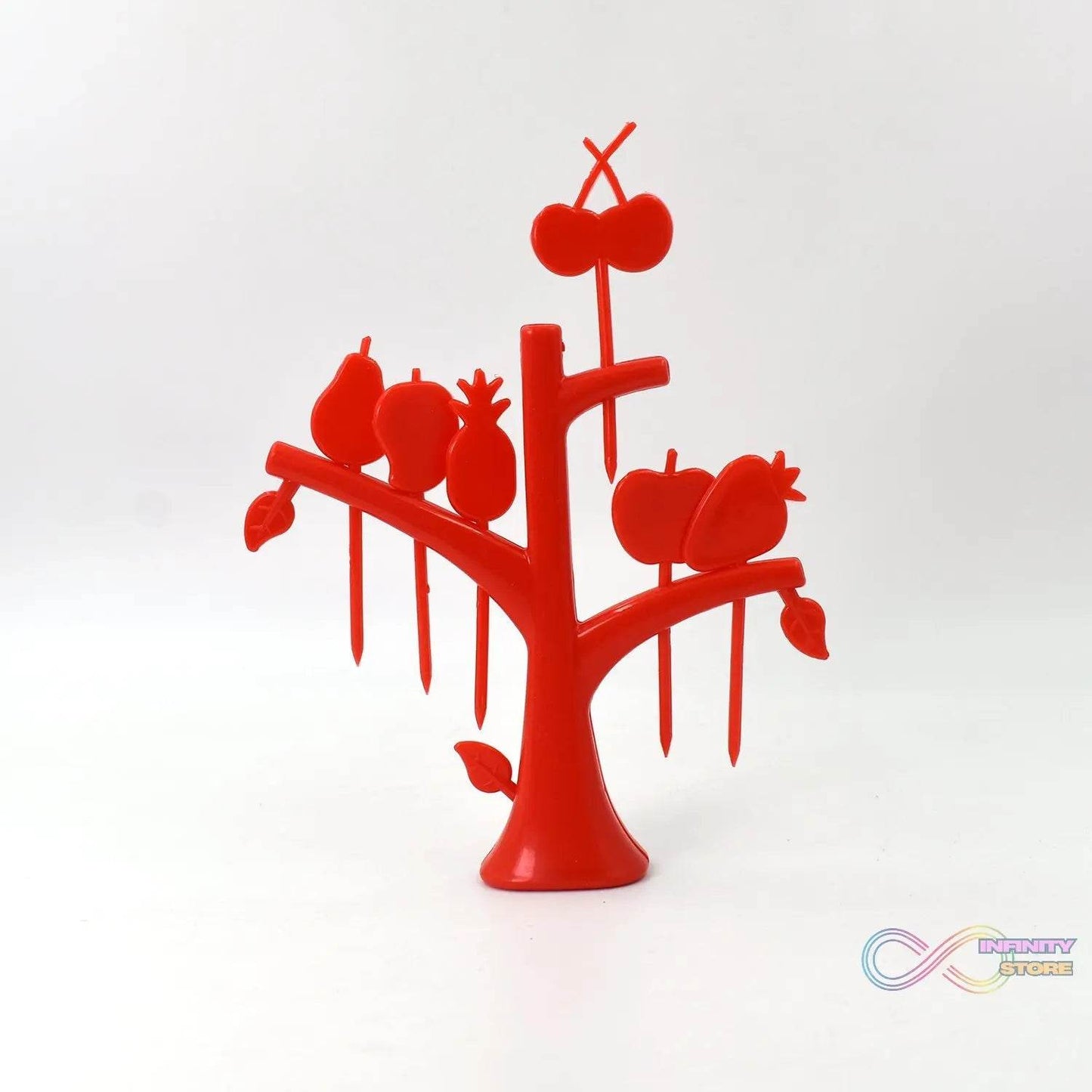 6 Pc Fruit Fork widely used for fruits and vegetable salads while eating them, because of its pointed easy pickup shape and all. - infinityexculsivestore.com
