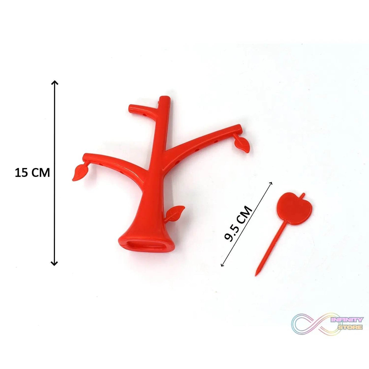 6 Pc Fruit Fork widely used for fruits and vegetable salads while eating them, because of its pointed easy pickup shape and all. - infinityexculsivestore.com