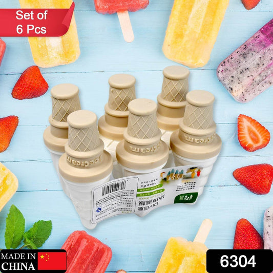 6 Pc ice candy maker Ice Cream Mold used for making ice-creams in all kinds of places including restaurants and ice-cream parlours etc. - infinityexculsivestore.com