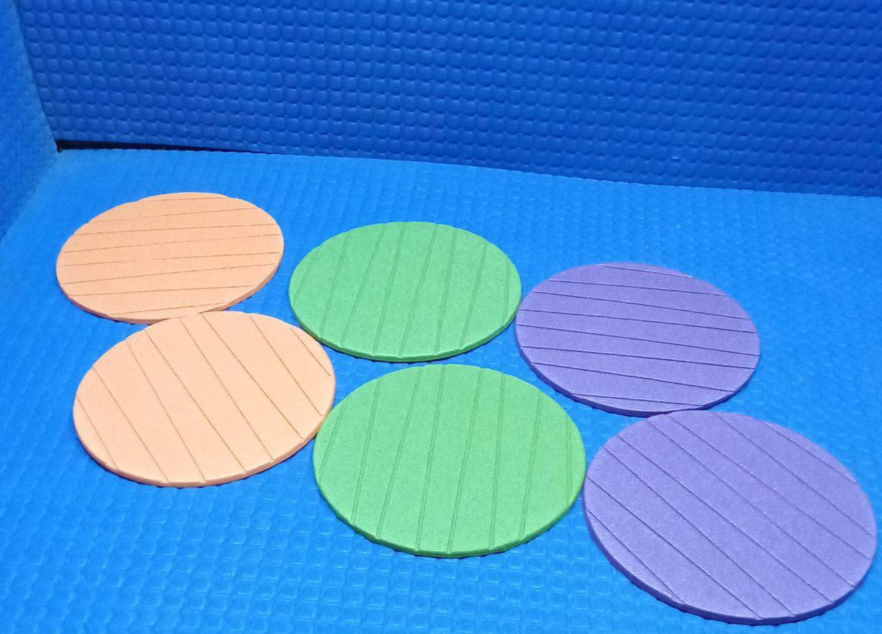 6 pcs Useful Round Shape Plain Silicone Cup Mat Coaster Drinking Tea Coffee Mug Wine Mat for Home - infinityexculsivestore.com