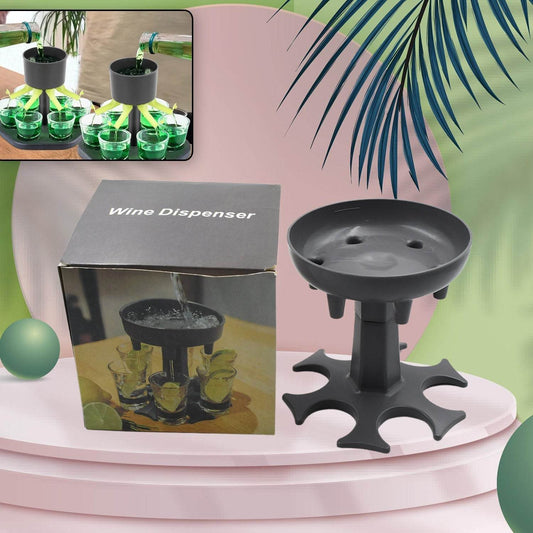6 shot Win glass dispensers and tray, drinking games, shot glasses, dispenser, party gifts, shot spout for faster start of the party - infinityexculsivestore.com