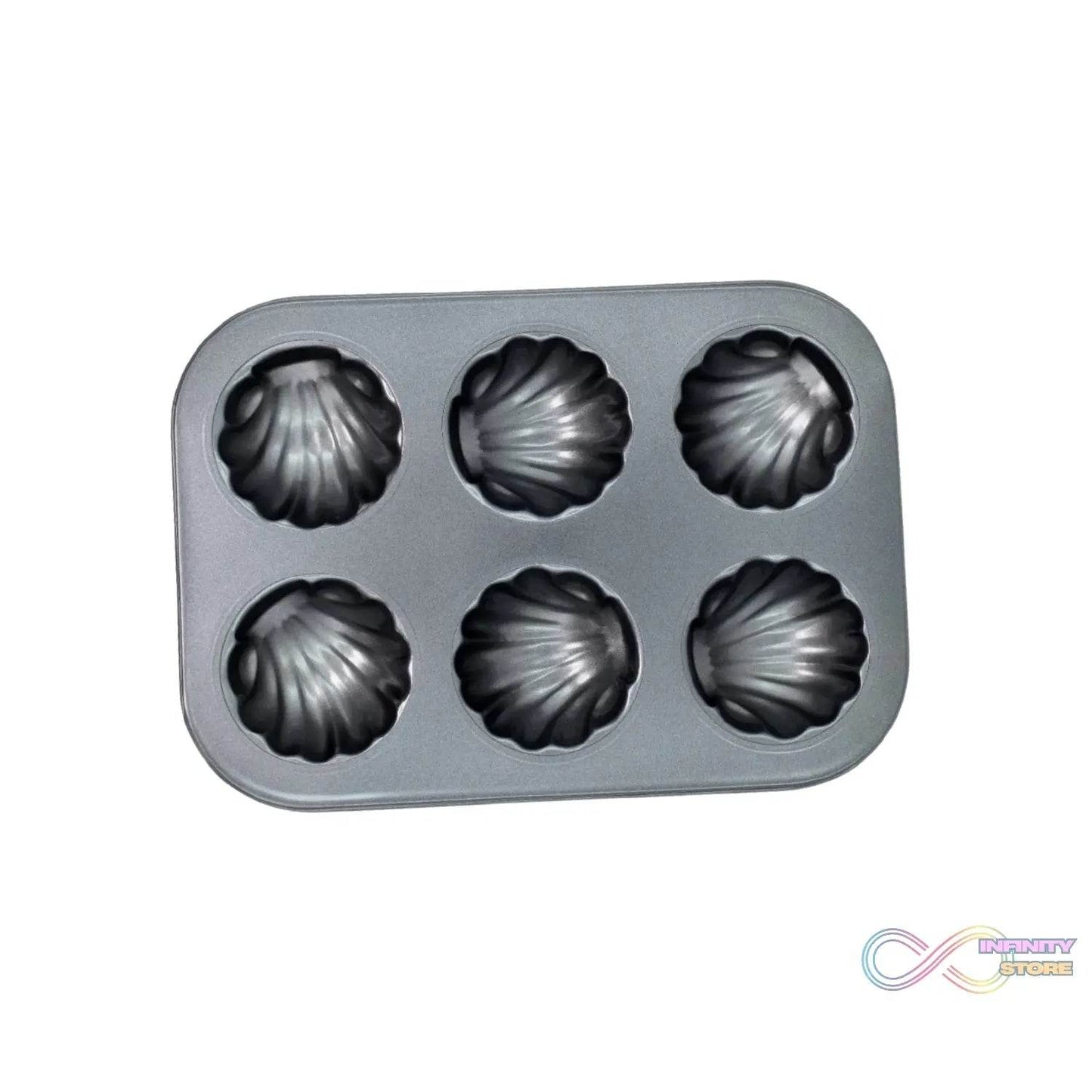 6 slot Non-Stick Muffins Cupcake Pancake Baking Molds Tray - infinityexculsivestore.com