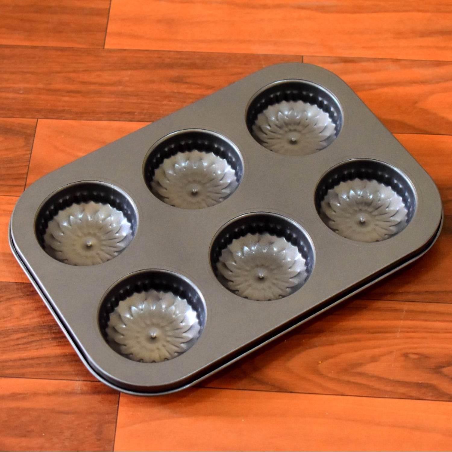 6 slot Non-Stick Muffins Cupcake Pancake Baking Molds - infinityexculsivestore.com